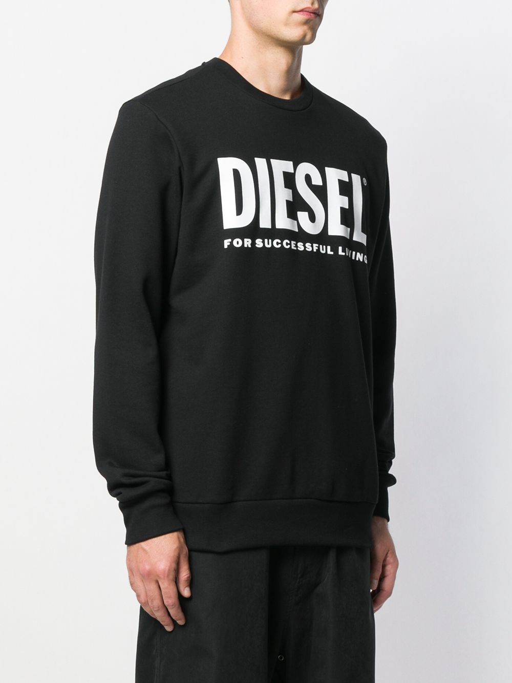 DIESEL LOGO-PRINT JUMPER