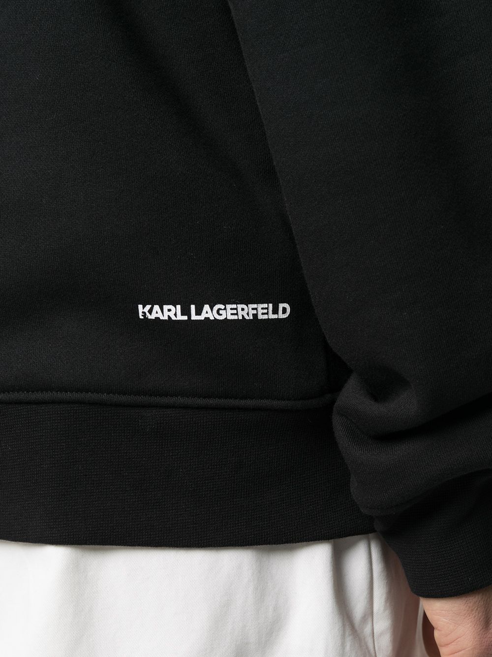 KARL LAGERFELD IKONIK ORGANIC COTTON SWEATSHIRT