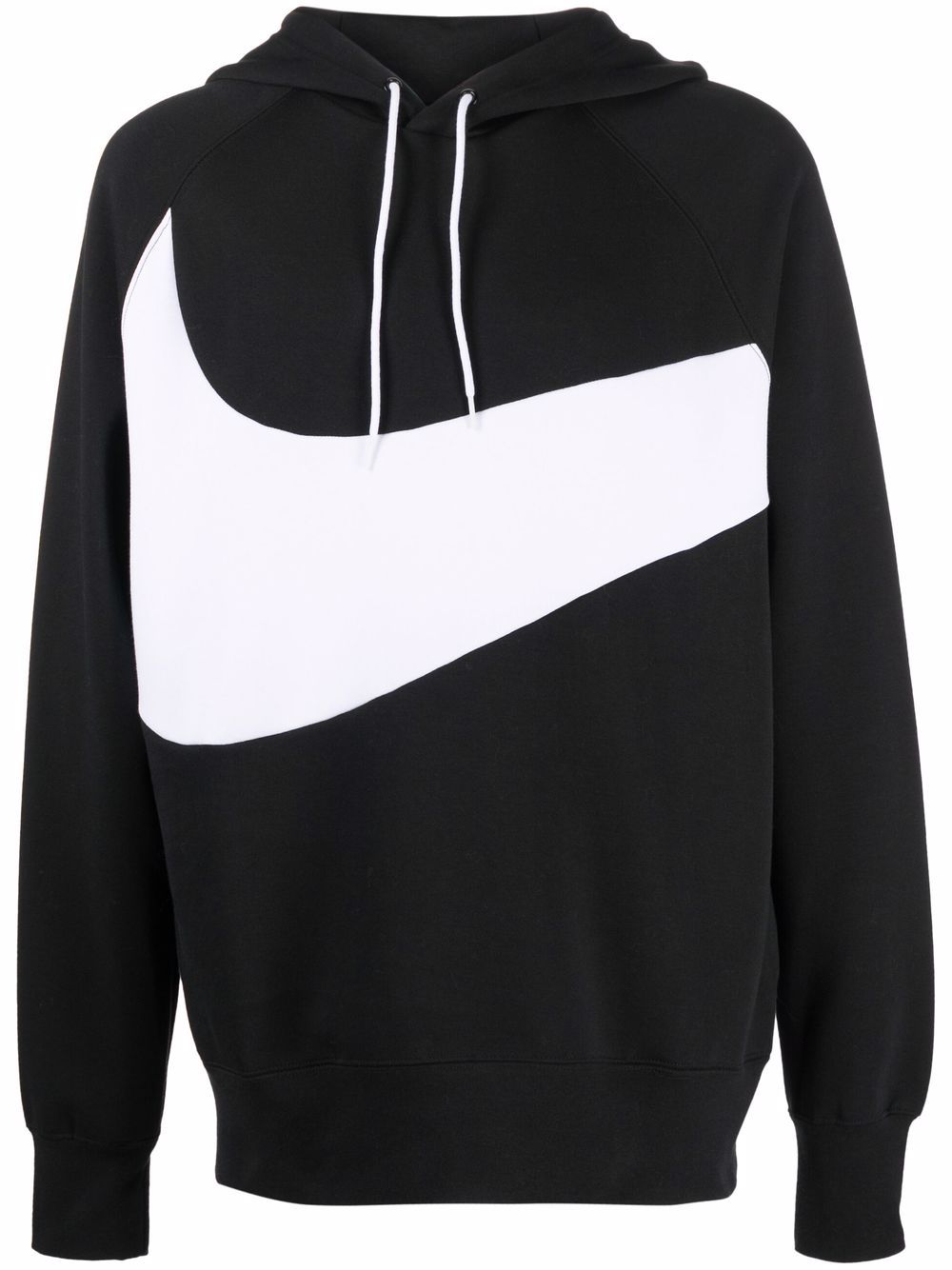 NIKE SWOOSH-LOGO COTTON HOODIE