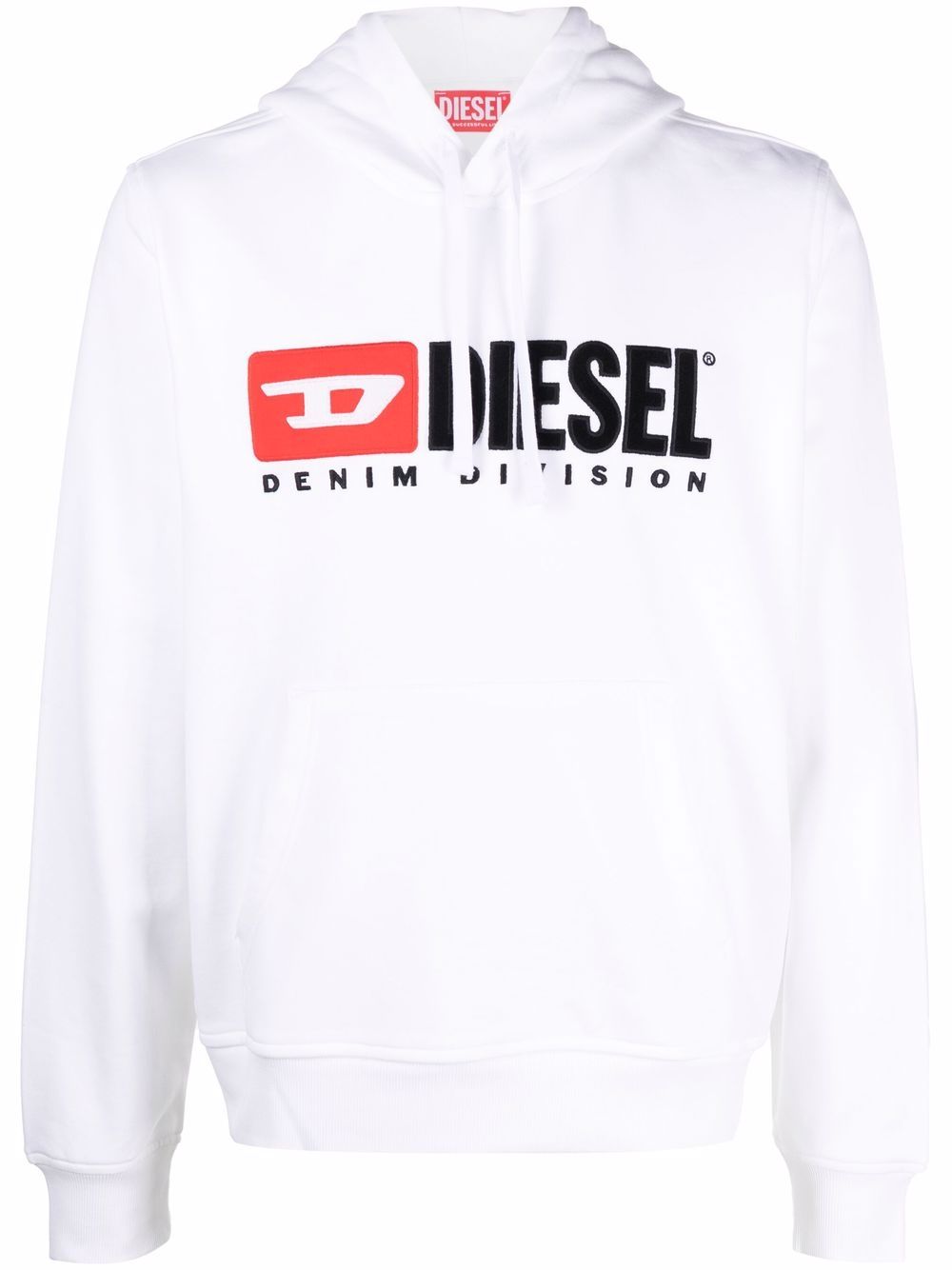 DIESEL EMBROIDERED LOGO HOODIE