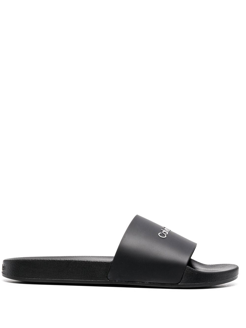 CALVIN KLEIN LOGO POOL SLIDES