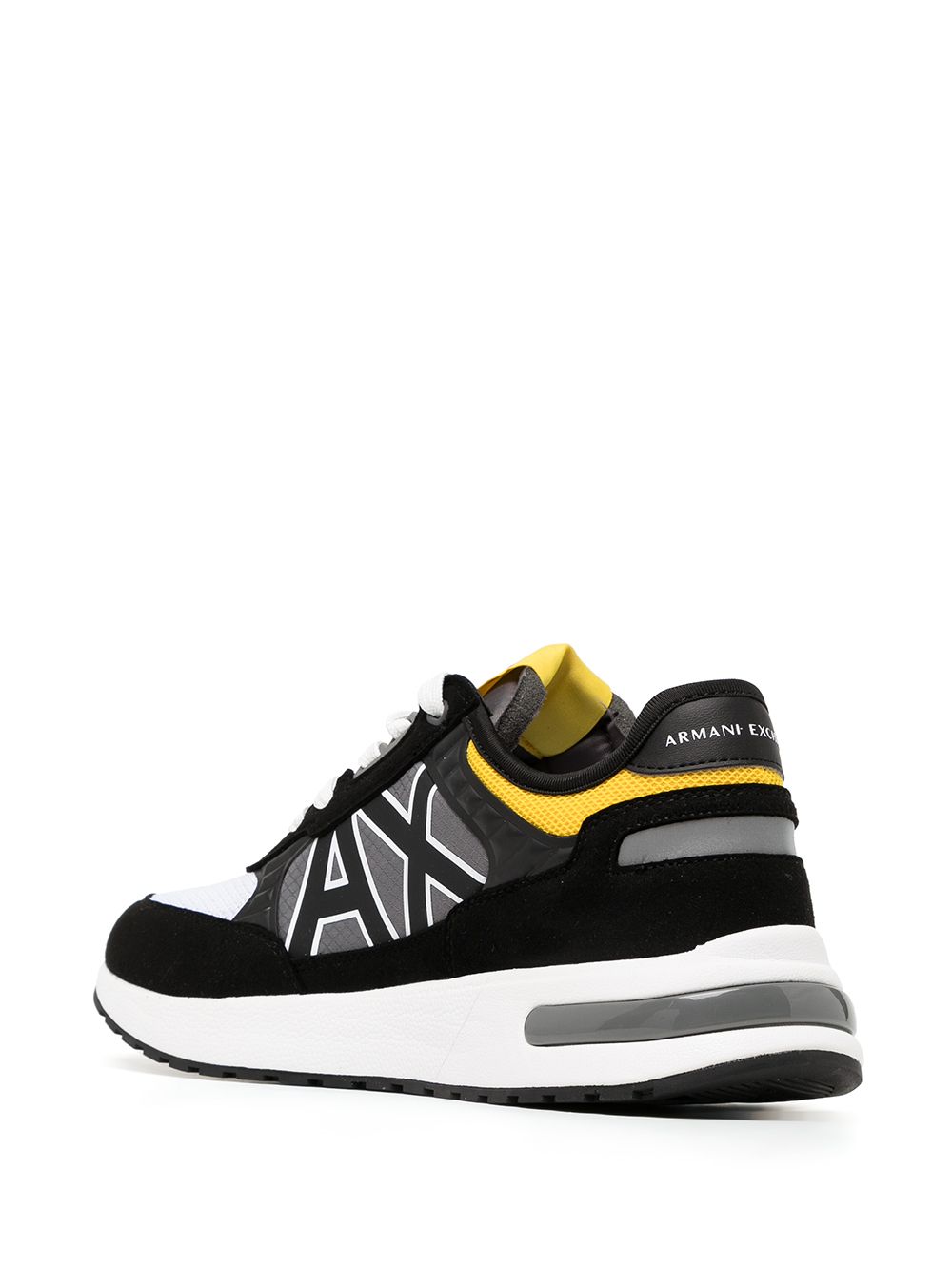 ARMANI EXCHANGE AX LOGO PANELLED LOW-TOP SNEAKERS