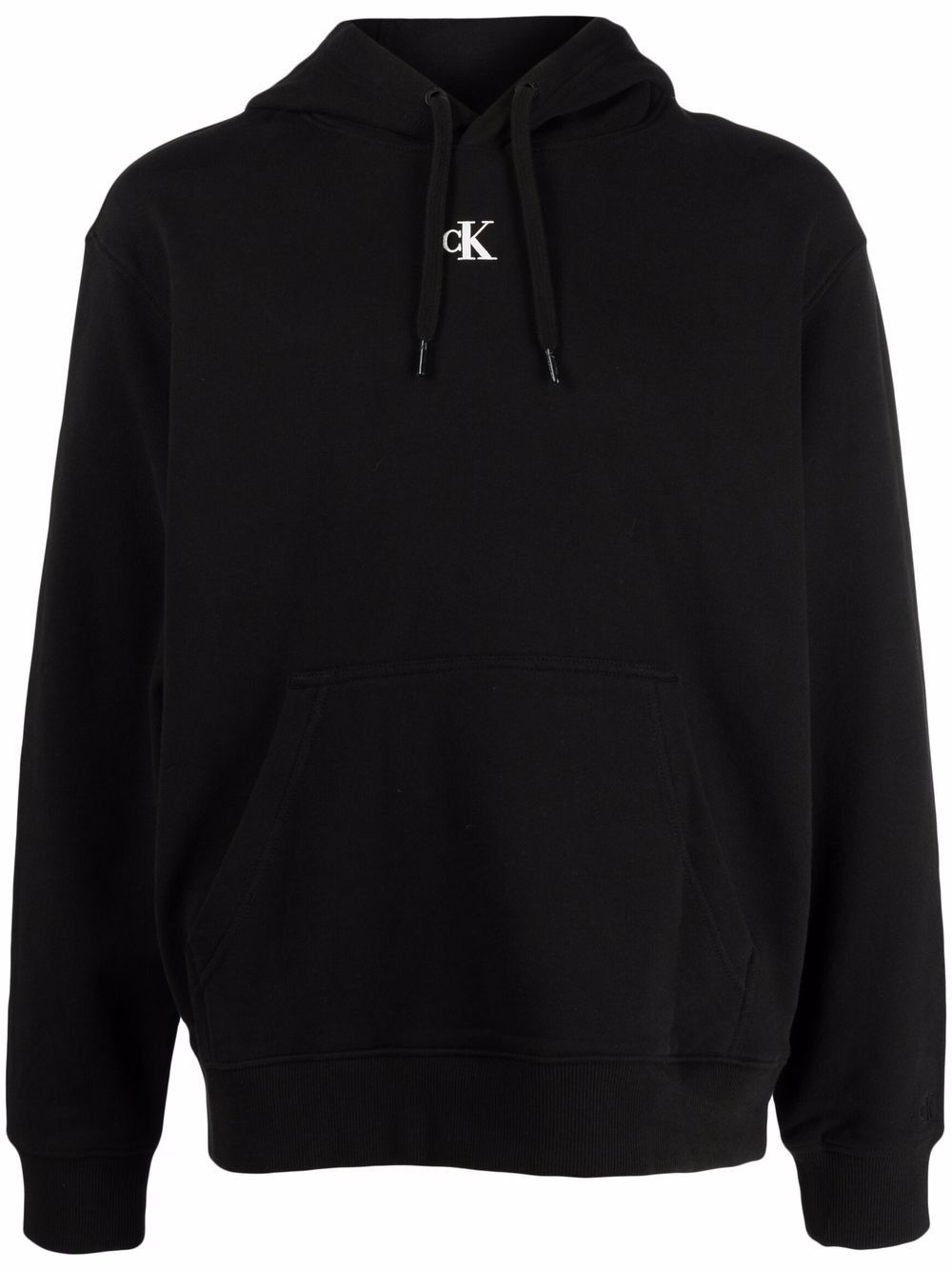 CALVIN KLEIN LOGO-PRINT HOODIE