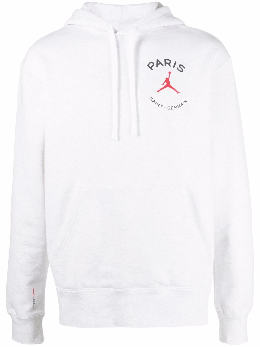 NIKE JORDAN PARIS LOGO-PRINT HOODIE