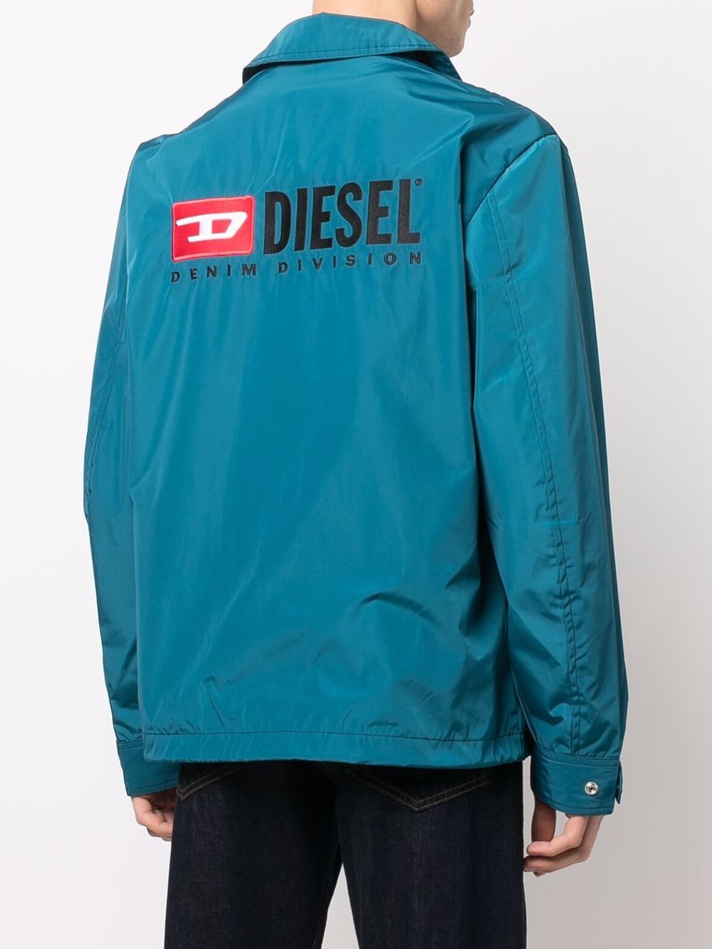 DIESEL J-COAL COATED COACH JACKET