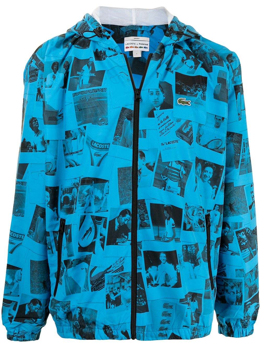 LACOSTE X POLAROID PRINTED ZIP JACKET