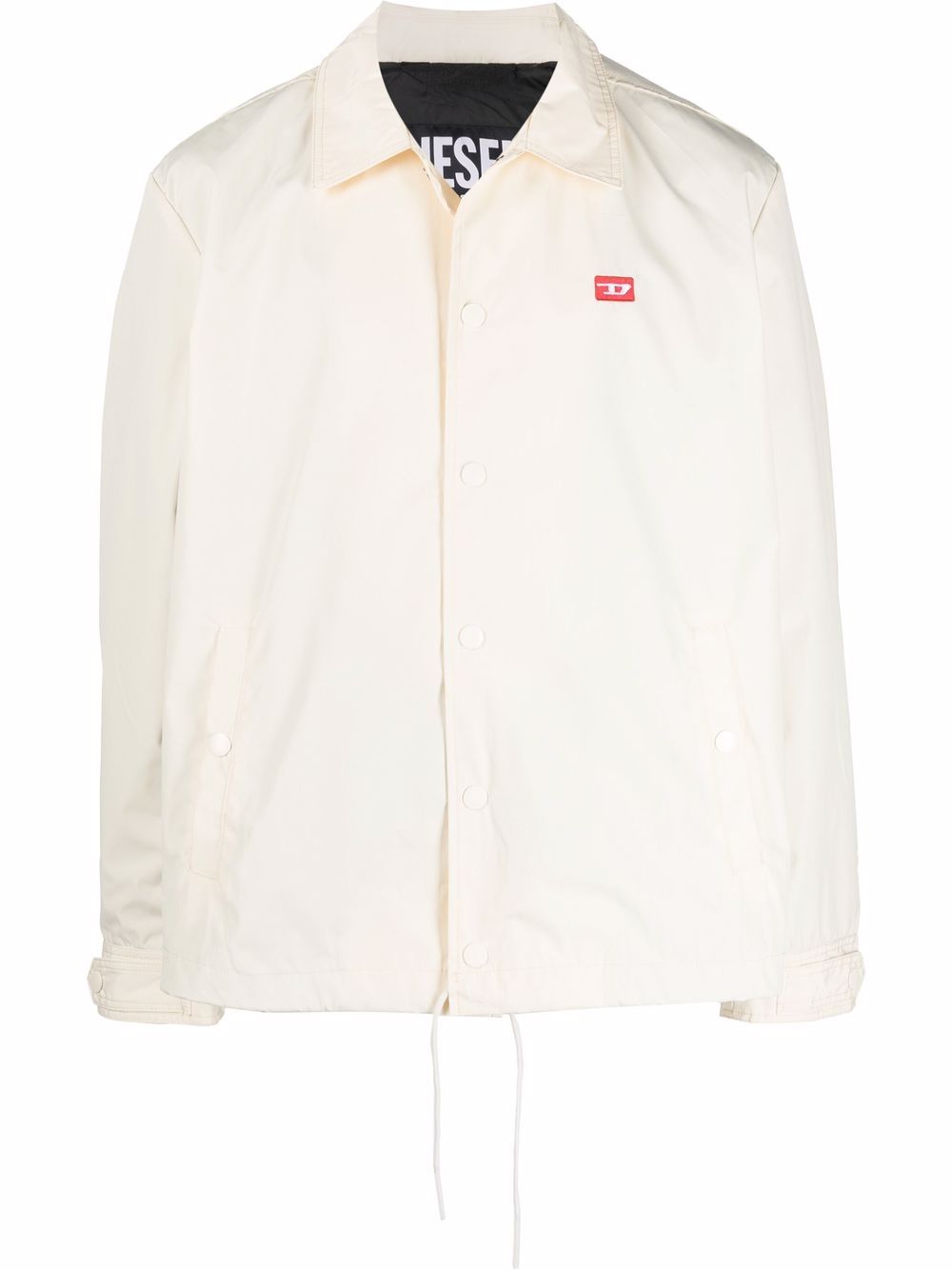 DIESEL J-COAL-NP COATED COACH JACKET