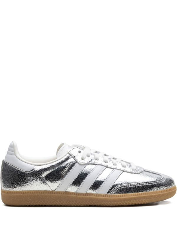 adidas
Samba OG "Silver Metallic Cracked Leather" sneakers