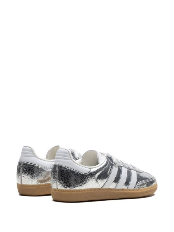 adidas
Samba OG "Silver Metallic Cracked Leather" sneakers